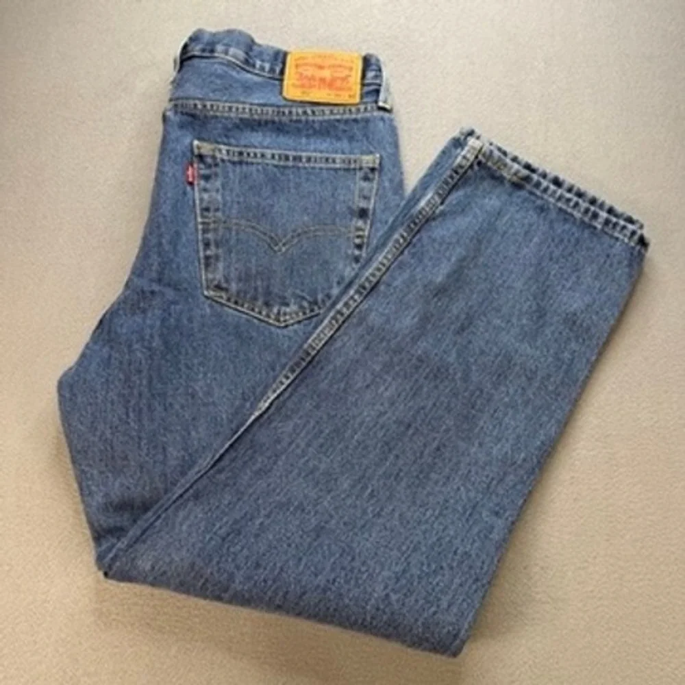 Levis 550 Relaxed Fit Jeans Men 36x32 (FIT 36x31) Blue Denim Classic Workwear